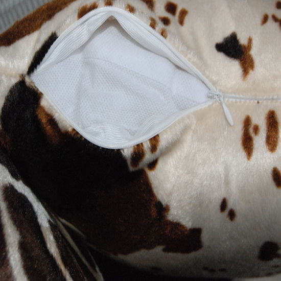 Coussin de canapé en peau d'animal Coussin en tissu Pluch