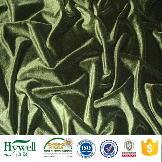 Tissu décoratif en velours tricoté chaîne