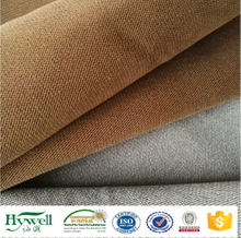 Tissu de velours de sergé de ton à deux tons de tapisserie d'ameublement de polyester de 100%