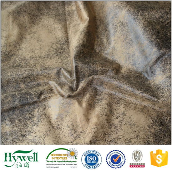 Polyester Micro Suede Leather Canapé Tissu De Mobilier Tapisserie